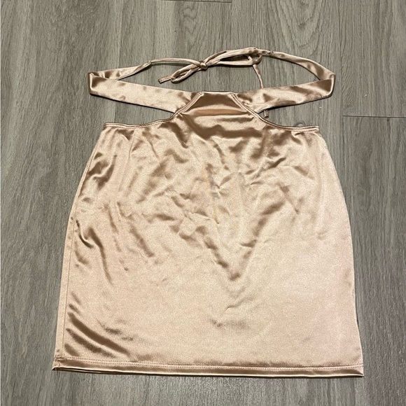 Rue21 gold tie skirt - Picture 1 of 2